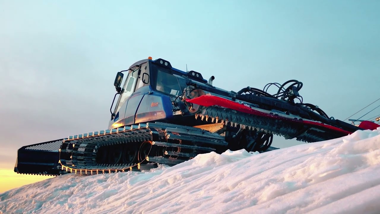 HBXG SNOW GROOMER WORKING VIDEO