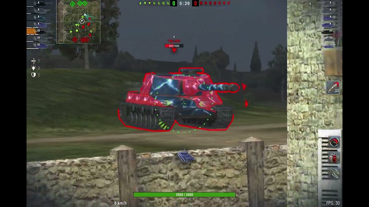 K-91 gets 3K damage holding med side | WoT Blitz gameplay