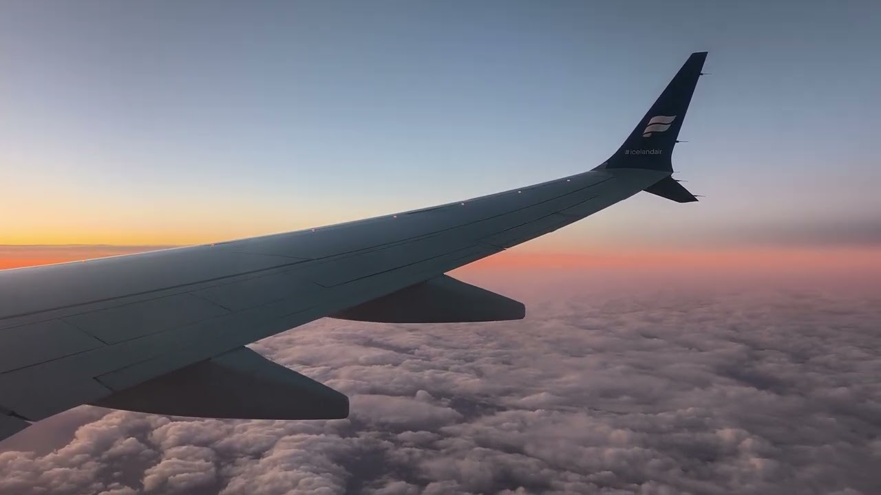 #Short  Volando en el atlantico norte Entre Islandia y groenlandia