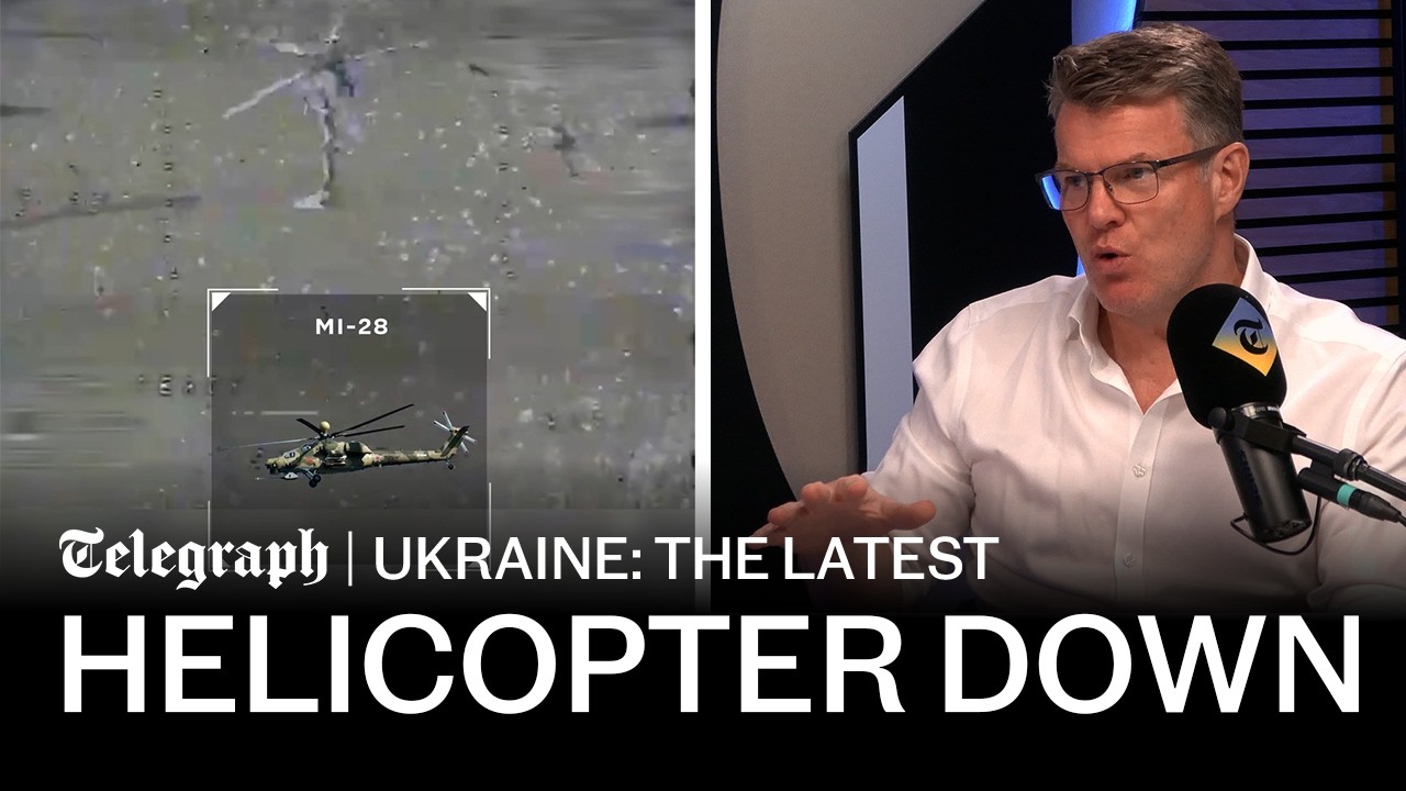 Drone 'downs' Russian Mi-28 helicopter & 'Moscow will fall through Crimea': Ukraine's new campaign