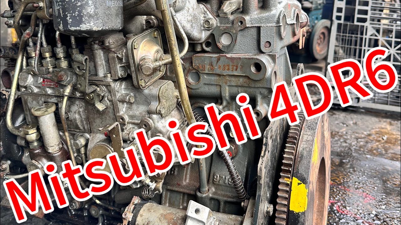 (Đã Bán) động cơ Mitsubishi 4DR6 - Turbo - Béc Kim Tua nhanh | 96mã lực 3200tua
