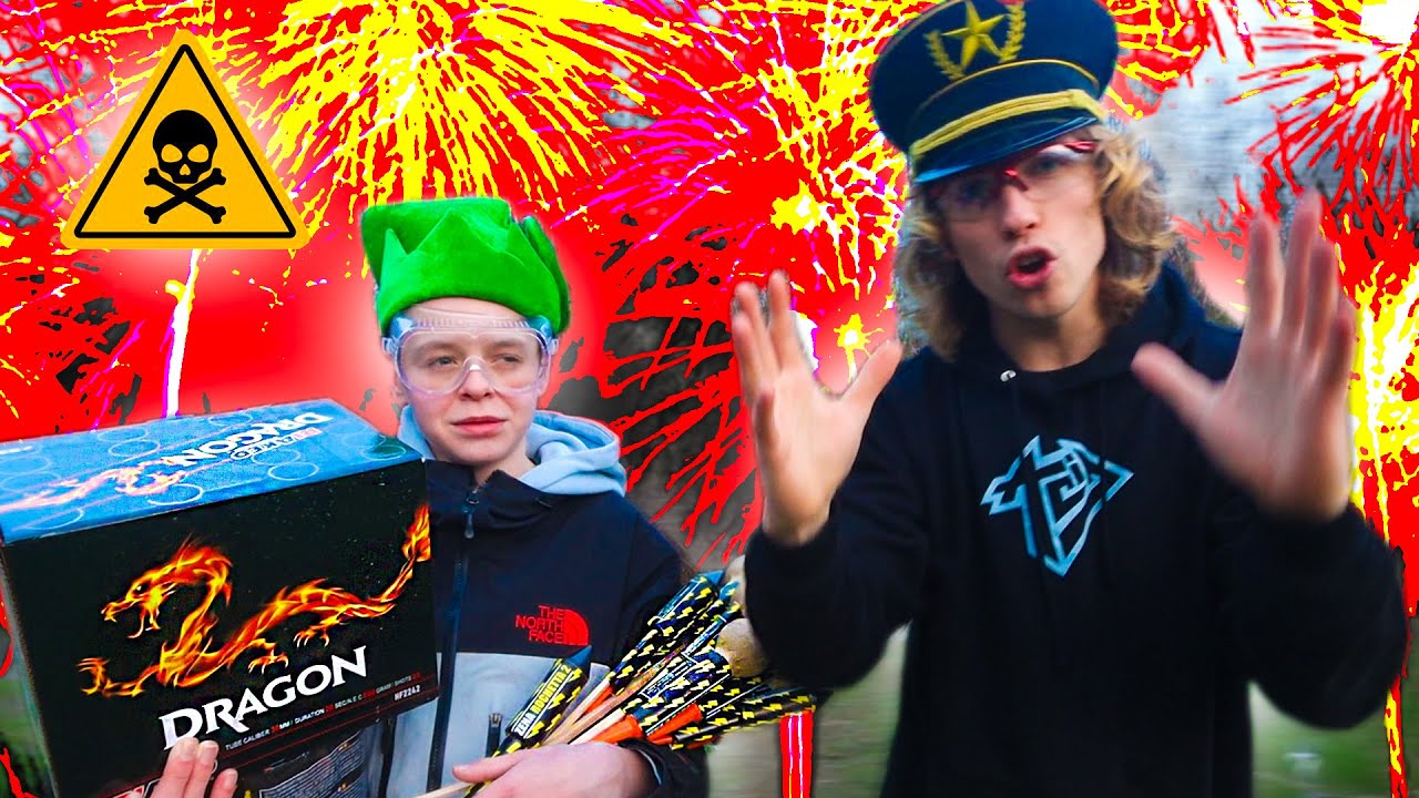 HARDSTE VUURWERK OM JAAR AF TE SLUITEN