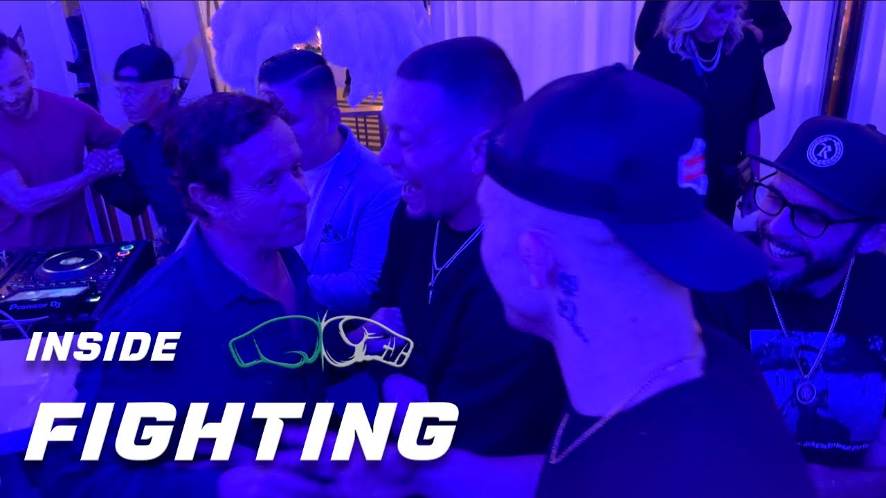 Nate Diaz and Nick Maximov Dap Up Pauly Shore, What's Up Buuuuuddy!