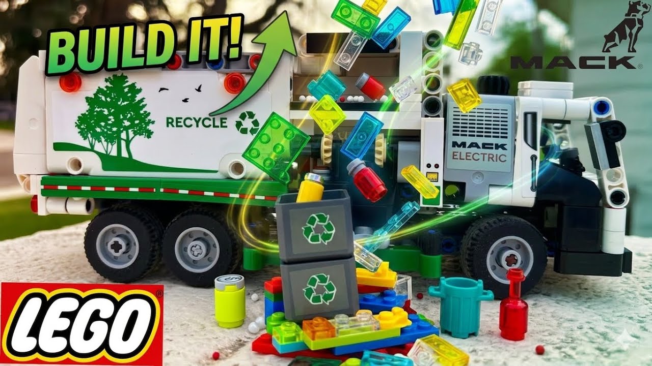LEGO Technic 42167 Mack LR Electric Garbage Truck: Build & Review