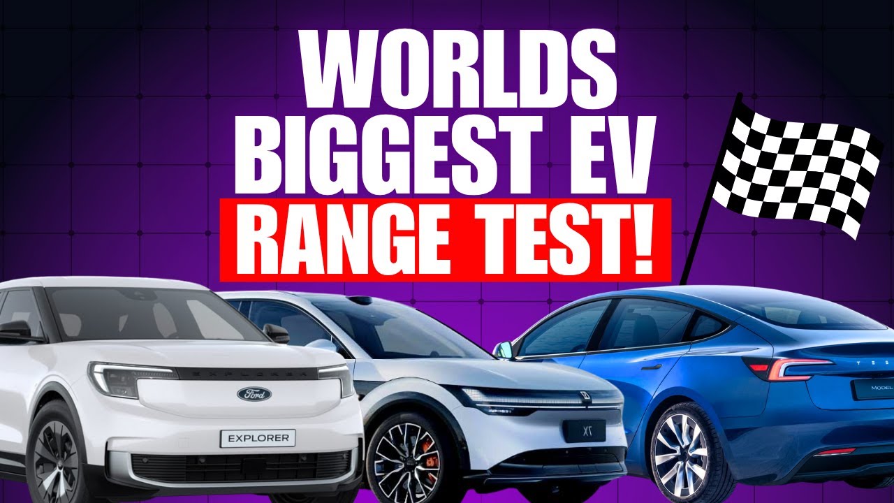 World's BIGGEST real world EV range test - 27 EVs driven until they died