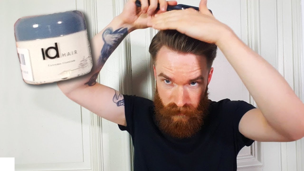 Ersteindruck: idHair Extreme Titanium Haarwachs | Test Männer Haarstyling