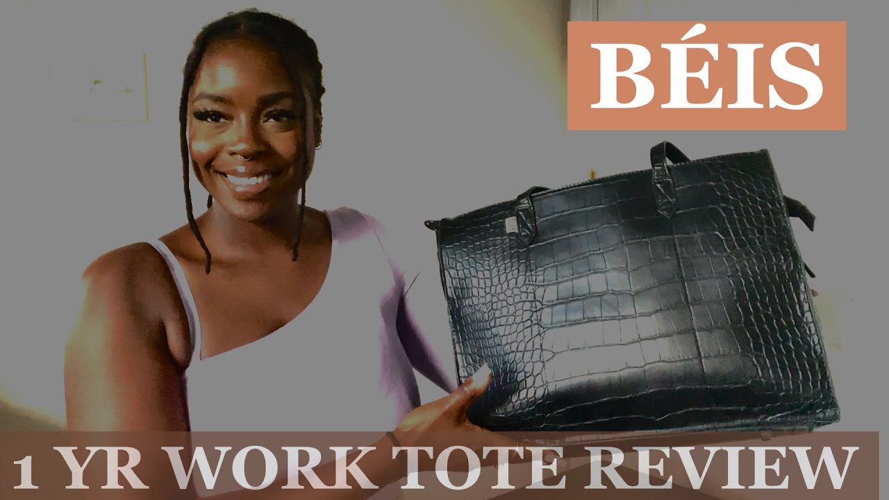 BEIS WORK TOTE| IS IT REALLY WORTH IT?|1 YEAR WORK TOTE REVIEW| SIMONE NICOLE
