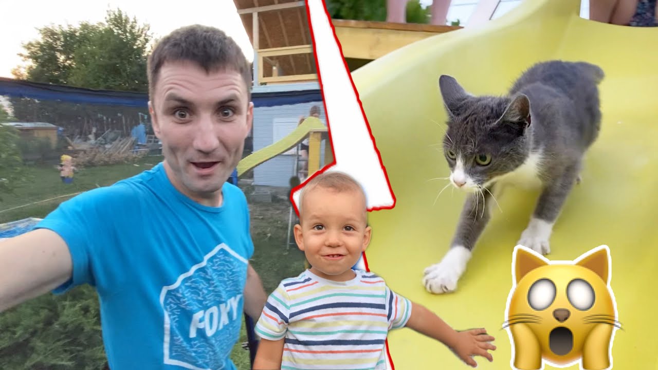 Am dat PISICA pe TOBOGAN !!!