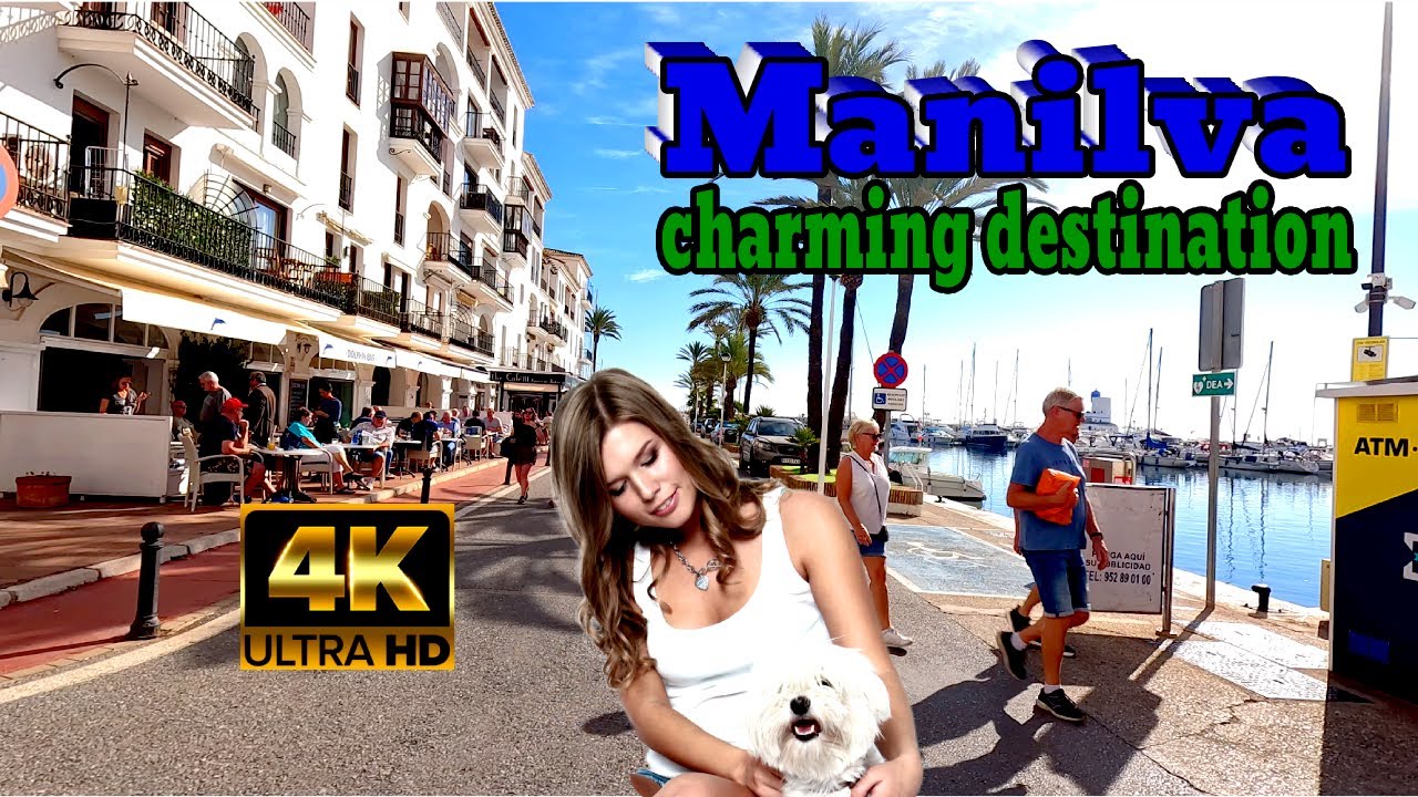 Manilva, Spain: Charming Destination | Costa Del Sol, Malaga [4k] [ January 2024]