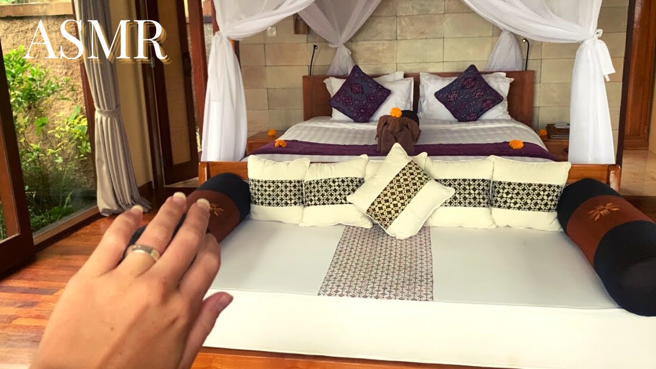 ASMR | Whispered Room Tour (Tapping and Scratching)