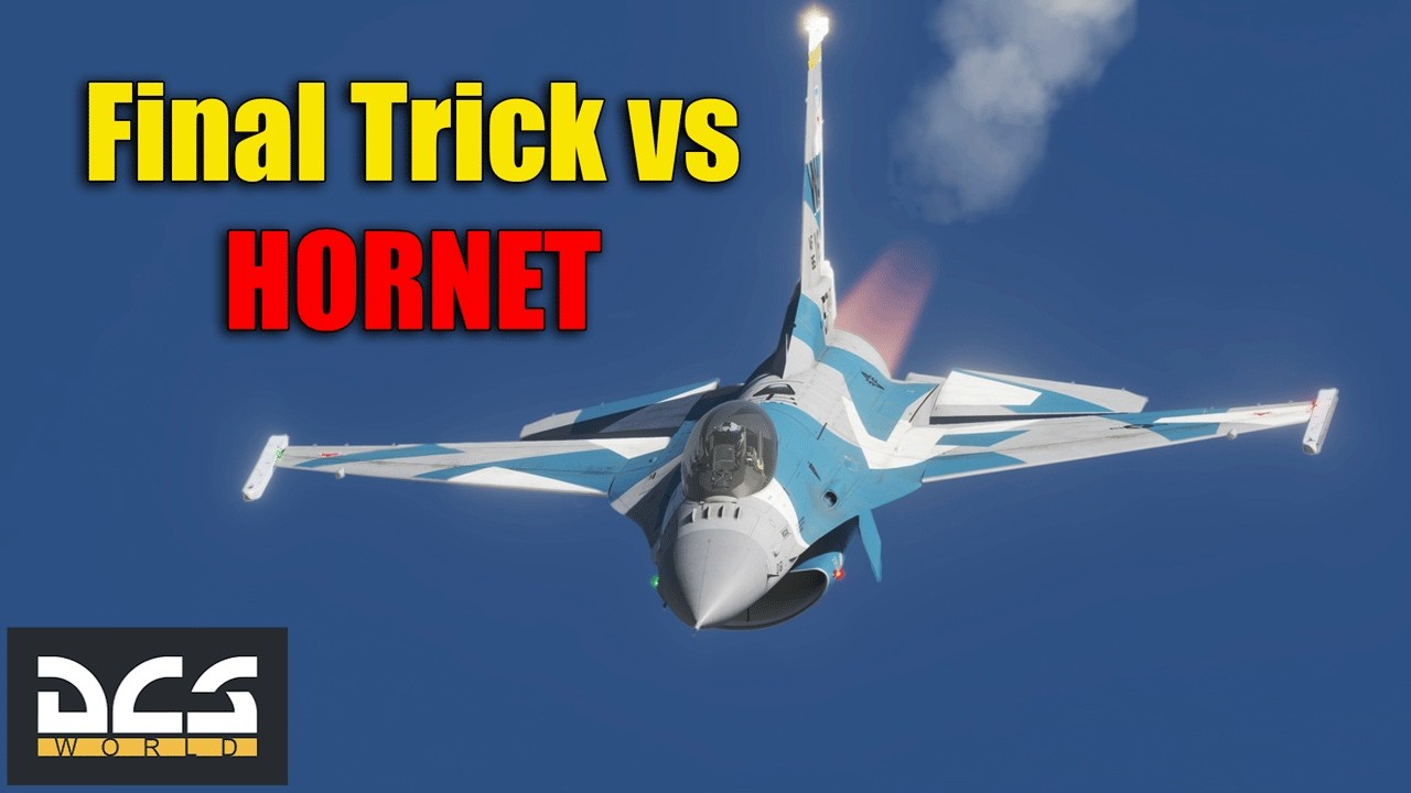 Переигрываем F-18 Hornet (F-16, только пушки, BFM)