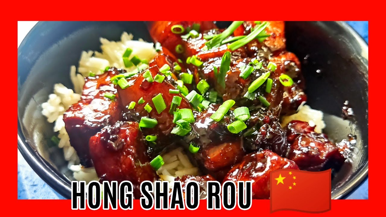 🔥PANCETA estilo Chino BRASEADA HONG SHAO ROU: ¡PERFECTA para los amantes de la comida CHINA!🔥
