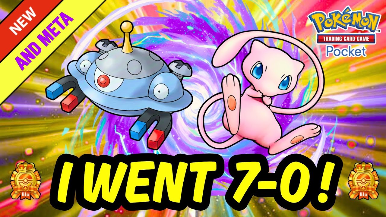 MEW IS BACK!!! 7-0 MEW MAGNEZONE DECK DOMINATES CRIMSON BLAZE! | Pok&eacute;mon TCG Pocket 🚫 No Commentary 