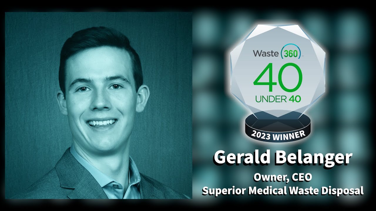 Interview with Gerald Belanger of Superior Medical Waste Disposal - 40 Under 40 Winner