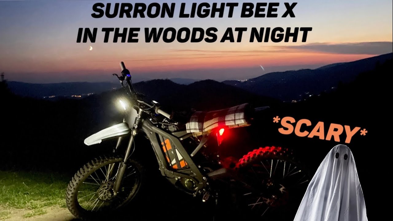 SCARY SURRON RIDE IN THE WOODS AT NIGHT !