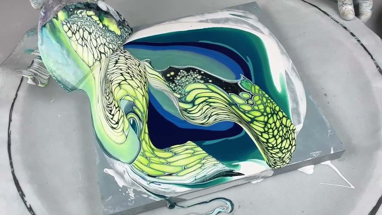 280. Sheleeart Australian Fluid Artist - Transfer Swipe