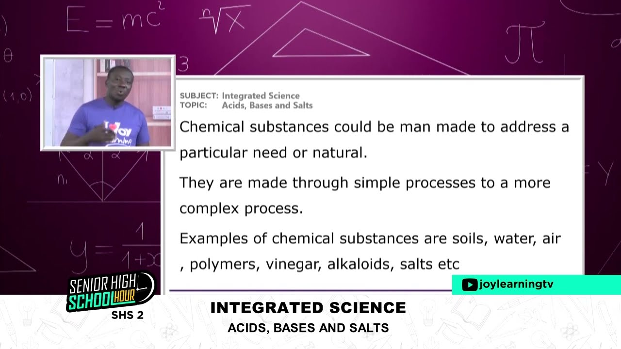 Science  Shs- 2   Acids , Bases And Salts  16- 03- 2022