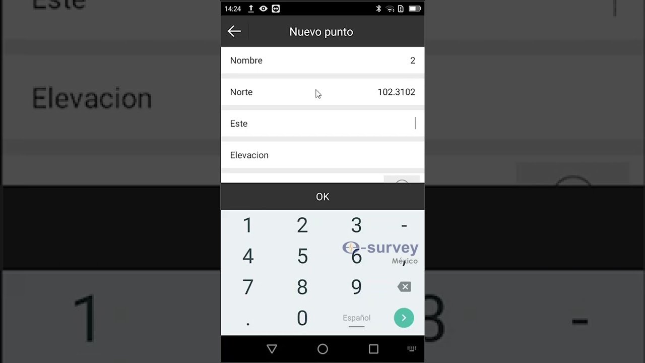 Calibración de Sitio  - eSurvey SurPad