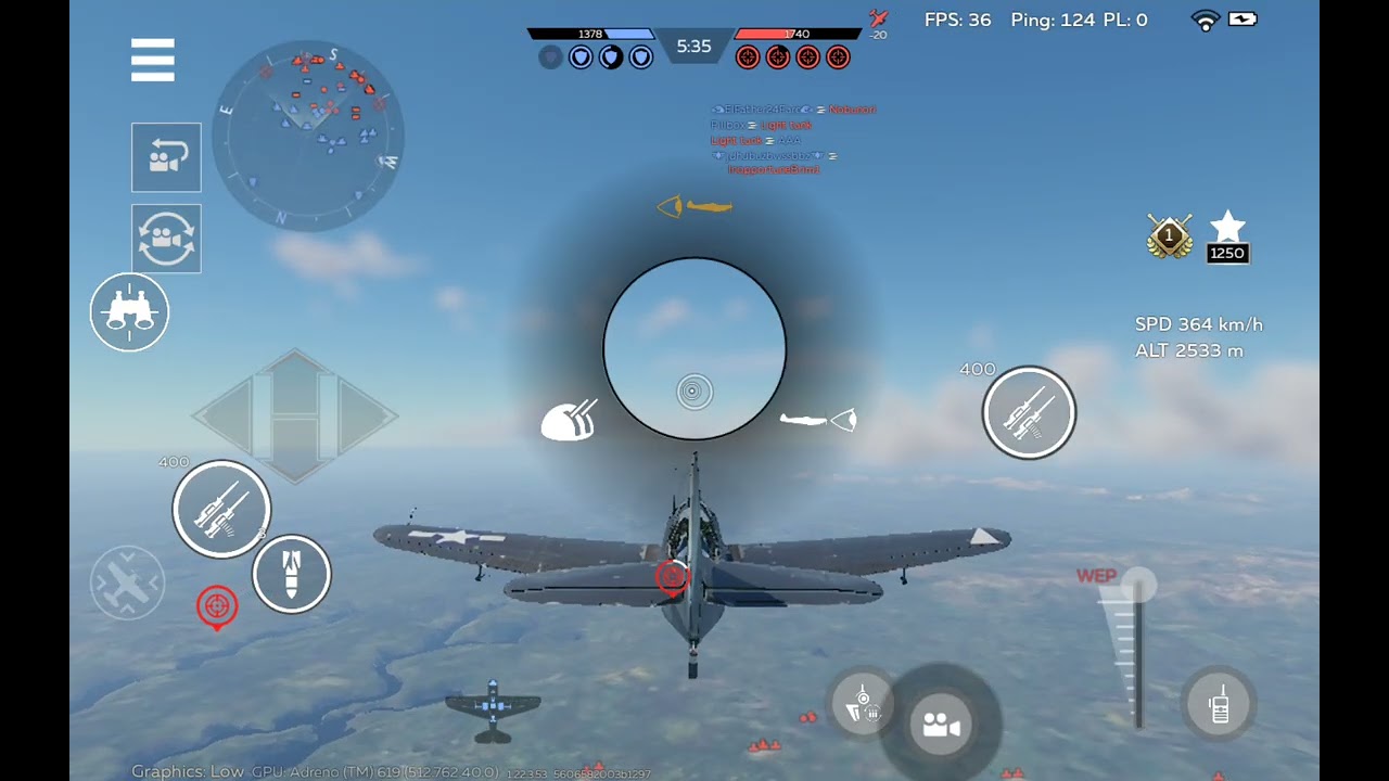 F4F-4, P-51C-10, F4U-1D, SB2C-4 Air Battle #WTM 