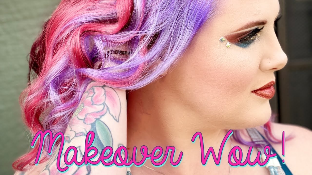 I did this extreme hair and makeup makeover and wow!!!