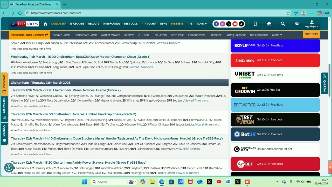 ЧЕЛТЕНХЕМСКИЙ ФЕСТИВАЛЬ 2026 | СТАВКИ ПРОТИВ, ФАВОРИТЫ |