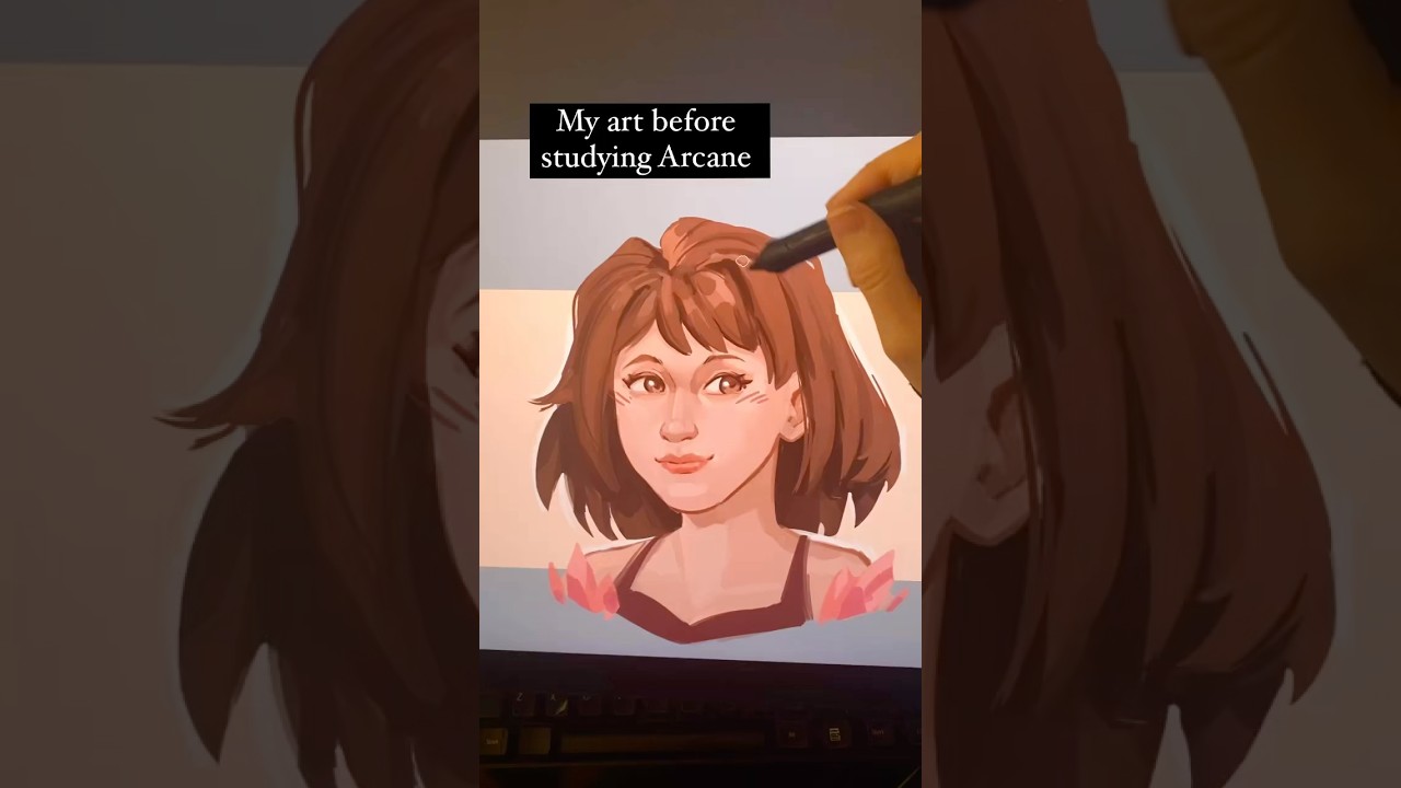 Before and after studying Arcane art