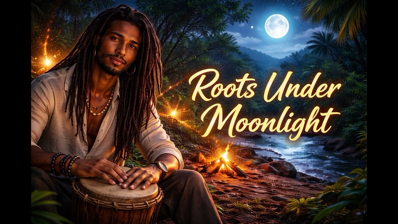 Roots Under Moonlight 🌙🌿 | Spiritual Roots Reggae | Midnight Island Rhythm