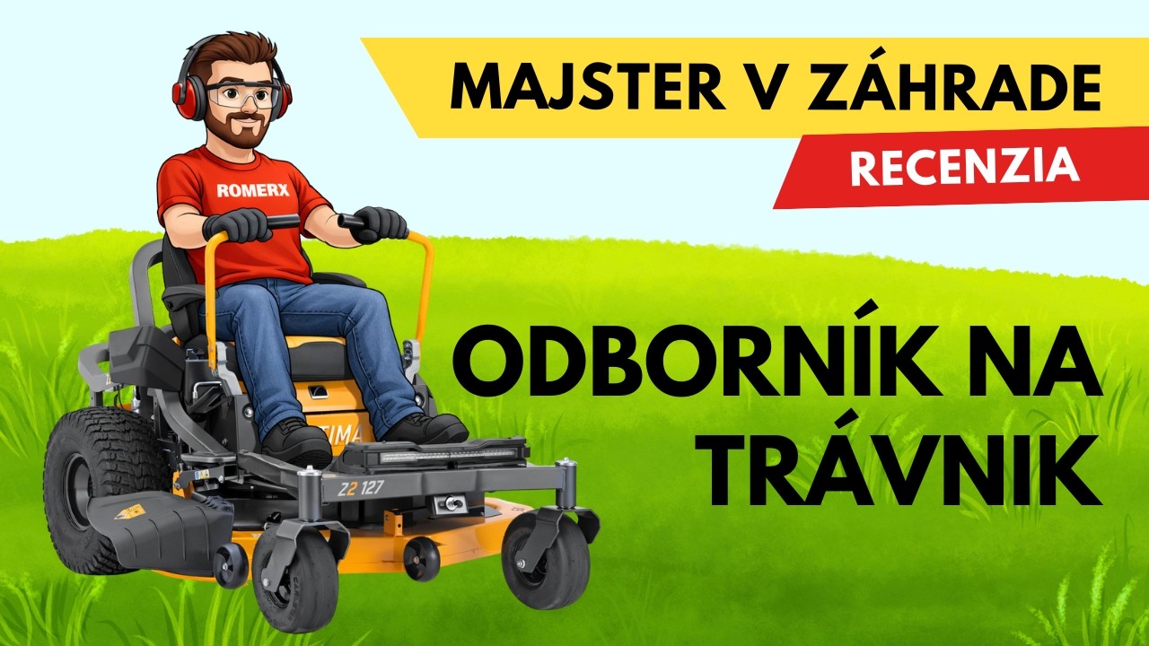 Majster v záhrade - Traktorová kosačka Cub Cadet ZT2 127  [Recenzia]