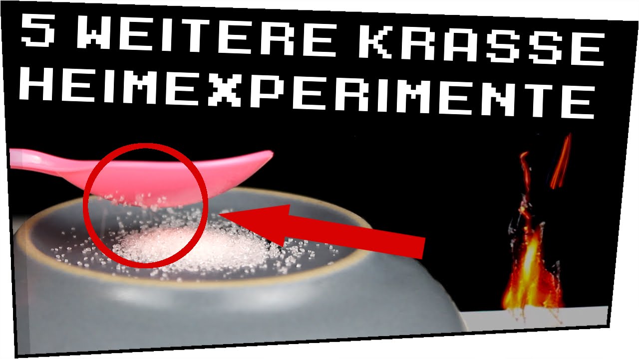 5 weitere Experimente für zuhause! - Heimexperimente #54