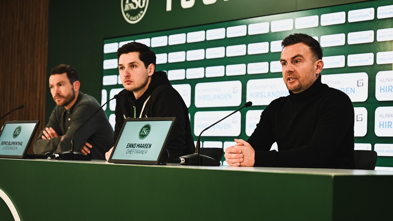 Medienkonferenz nach  FCSG - FCB