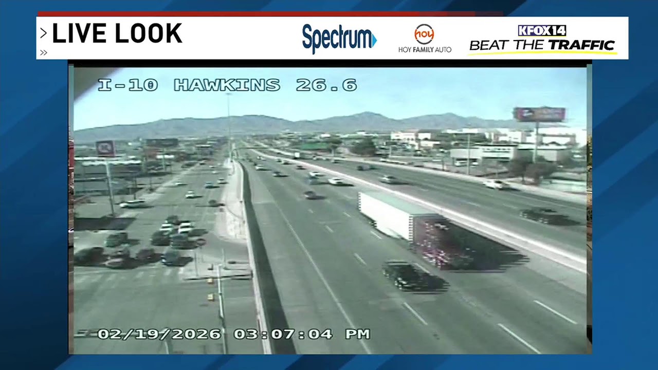 LIVE LOOK: Traffic around the Borderland Thursday afternoon