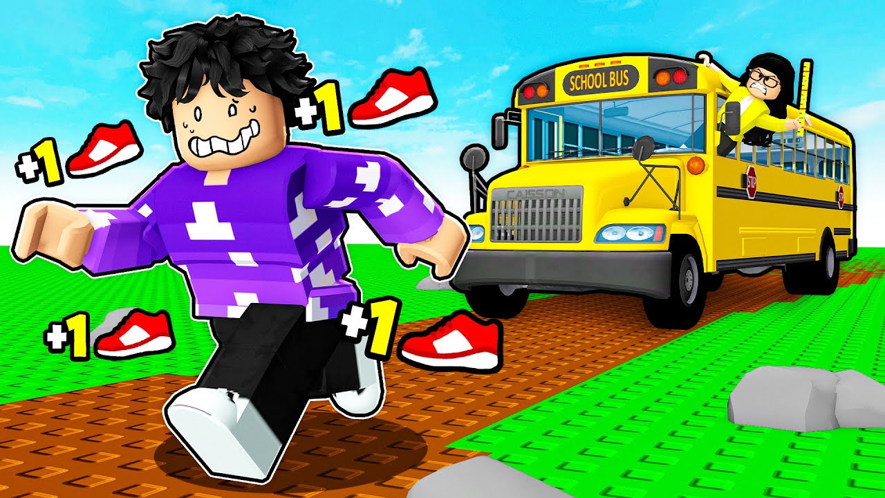 PRECISO de VELOCIDADE para FUGIR DA ESCOLA no ROBLOX...