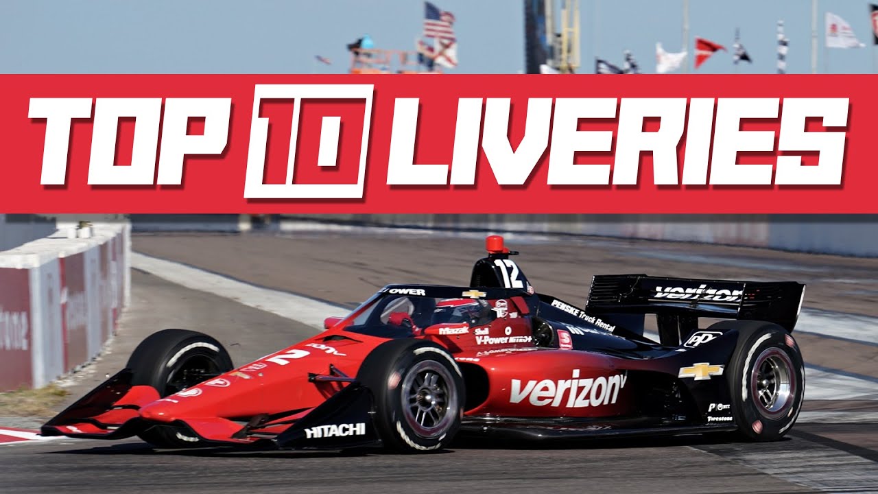 Top 10 INDYCAR 2022 Liveries