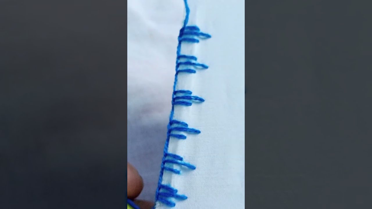 Border embroidery designs||Border line embroidery#youtubevideos#viralvide#handembroidery#basicstitch