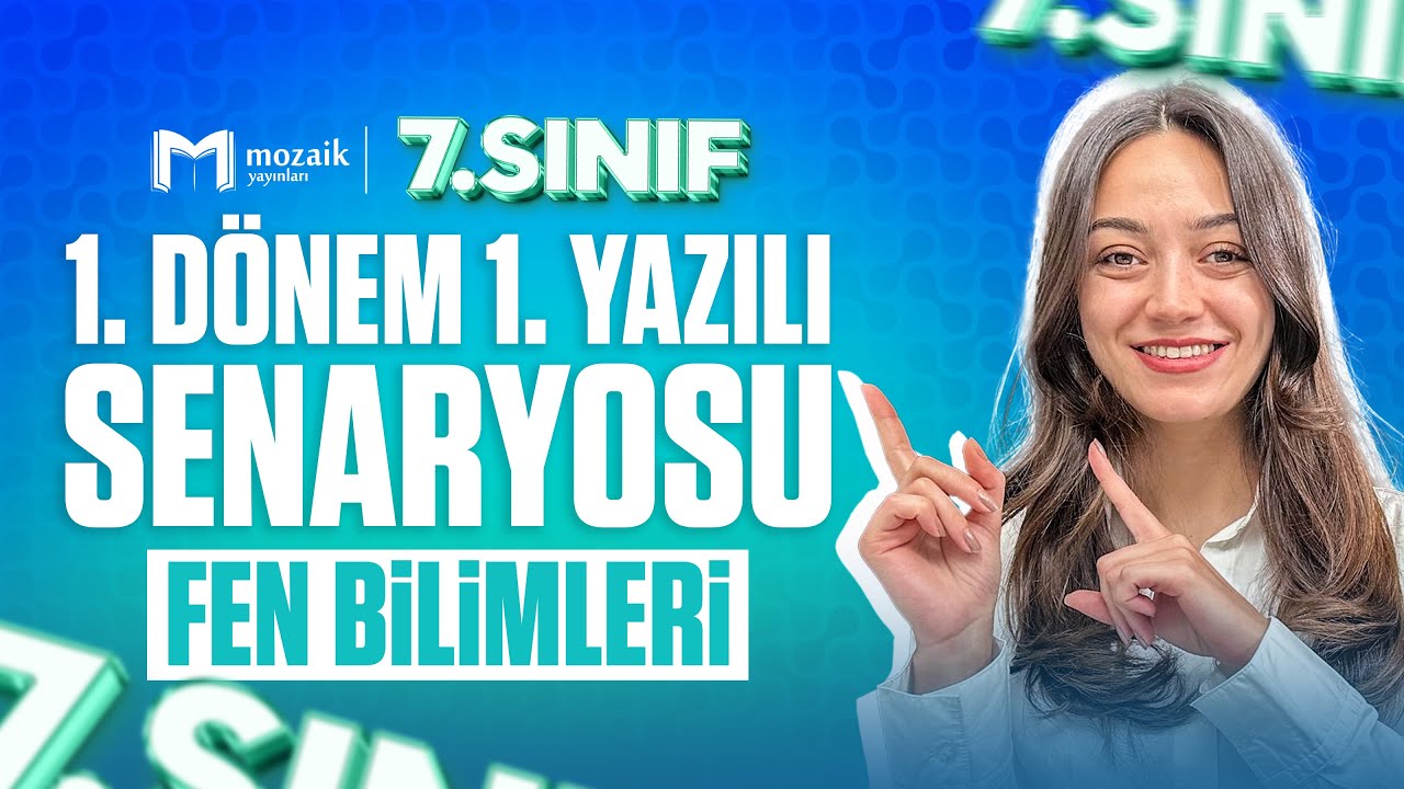 7. Sınıf Fen Bilimleri 1. Dönem 1. Yazılı Provası #2025