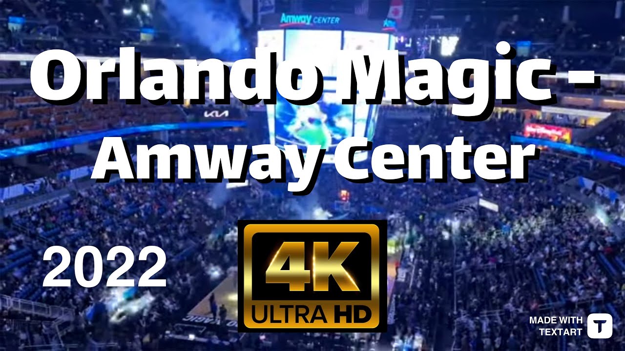 【4K】Orlando Magic - Amway Center - Walking Tour - NBA Game 2022 - 60fps