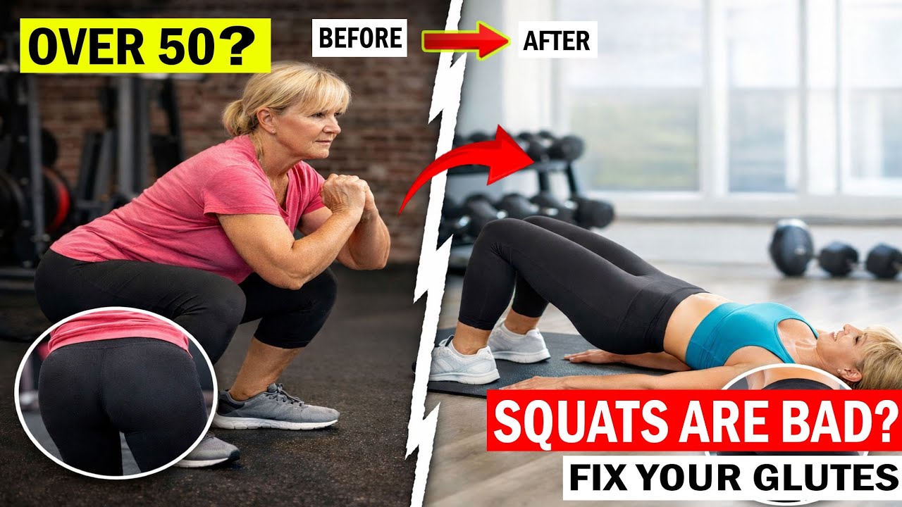Over 50? Stop Doing Squats! 5 Safer Glute Exercises That Actually Work