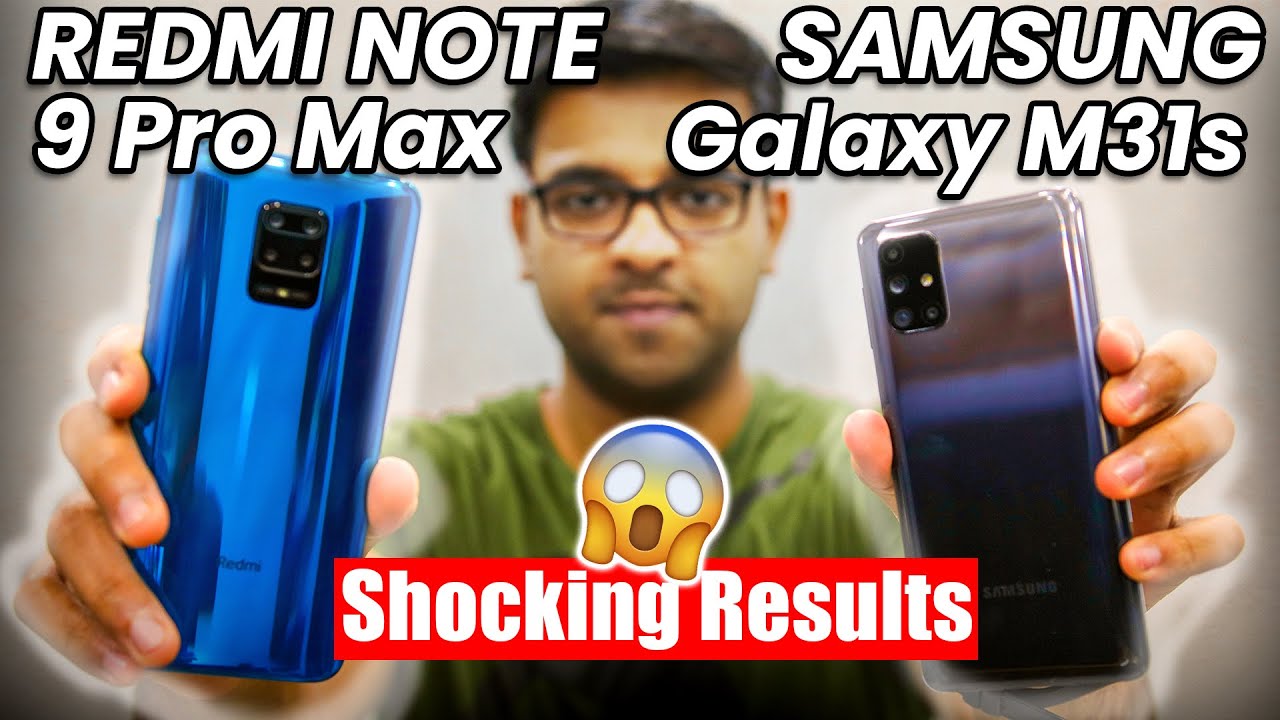 Galaxy M31s vs Redmi Note 9 Pro Max Comparison