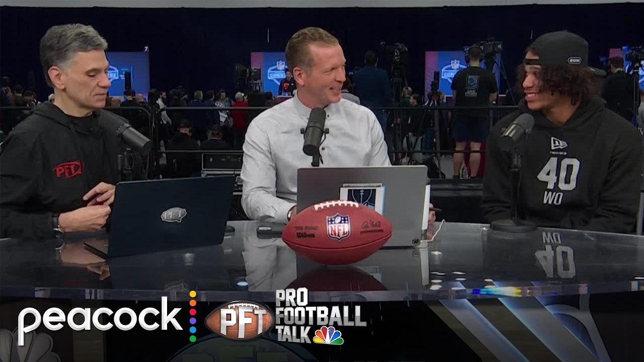 Arizona State's Jordyn Tyson talks improvement, athletic family | Pro Football Talk | NFL on NBC
