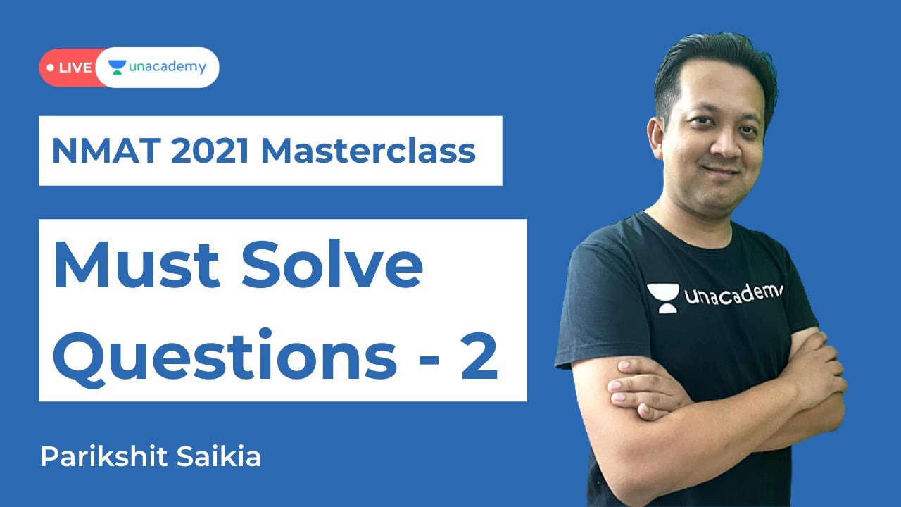 NMAT 2021 exam Preparations | Must Solve Questions| EP 02
