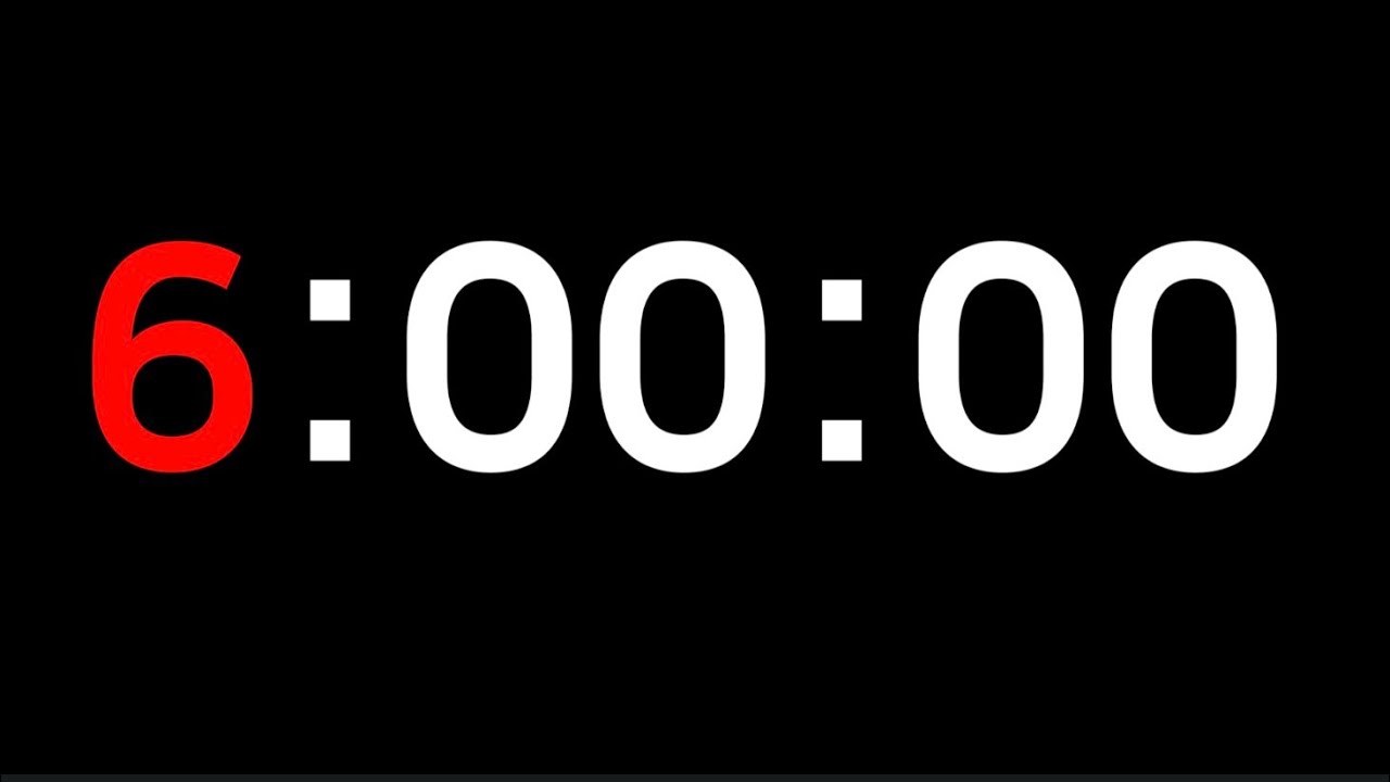 6-Hour Work Session Timer