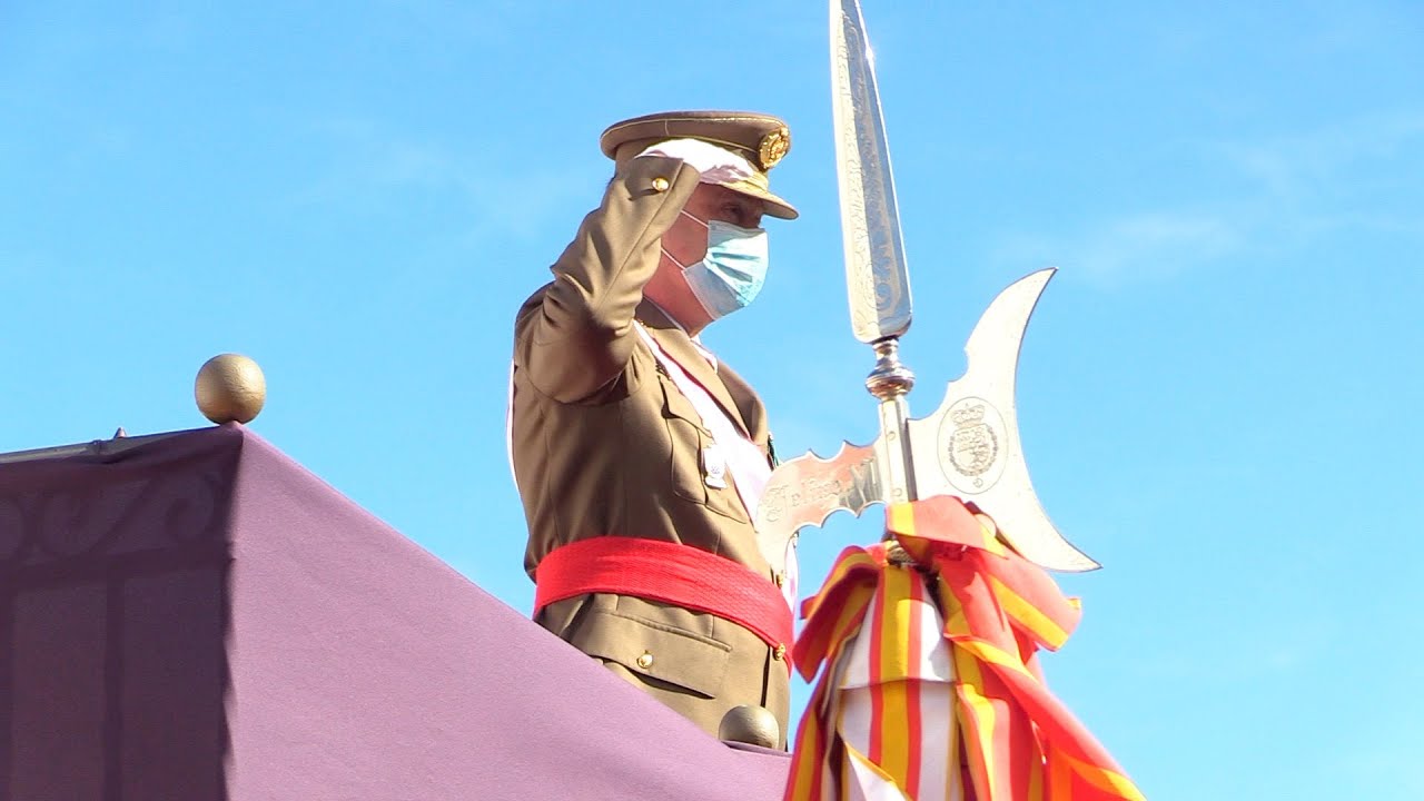 Legionarios y regulares, unidos en la conmemoración de la Patrona de Infantería