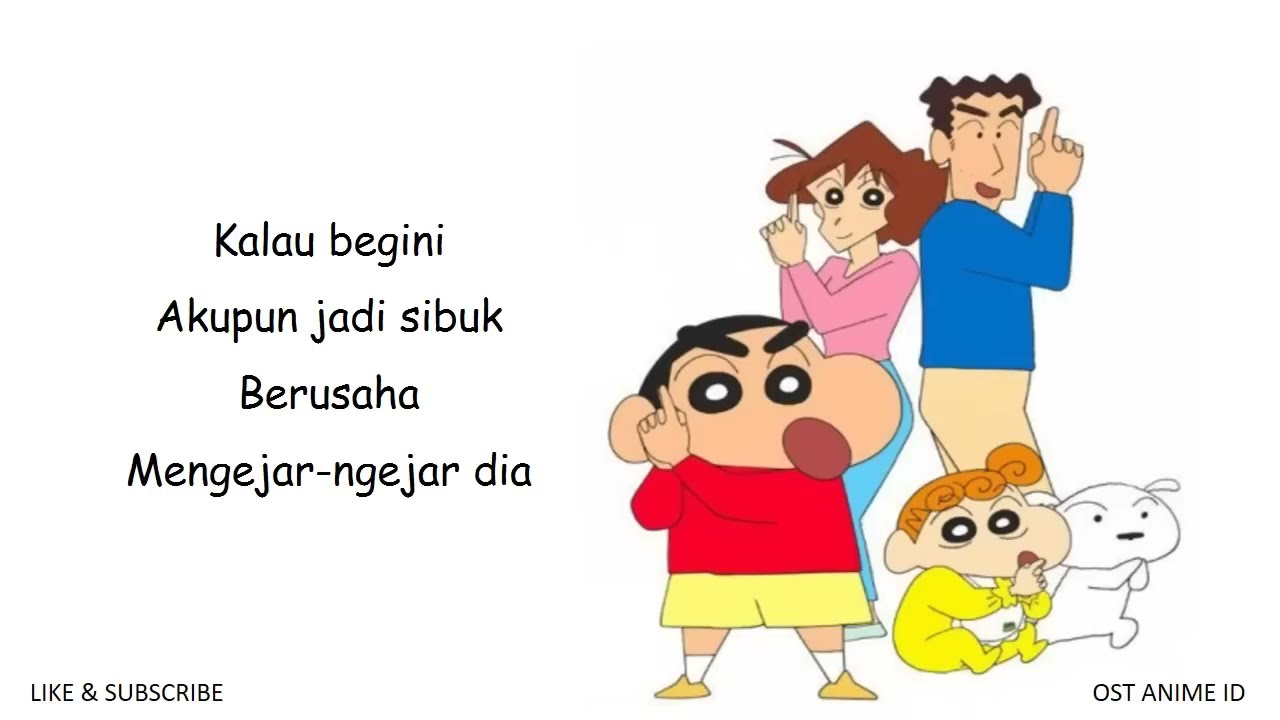 Keren! Lagu Keren Crayon ShinChan Jadul Bahasa Indonesia by OSTANIMEID