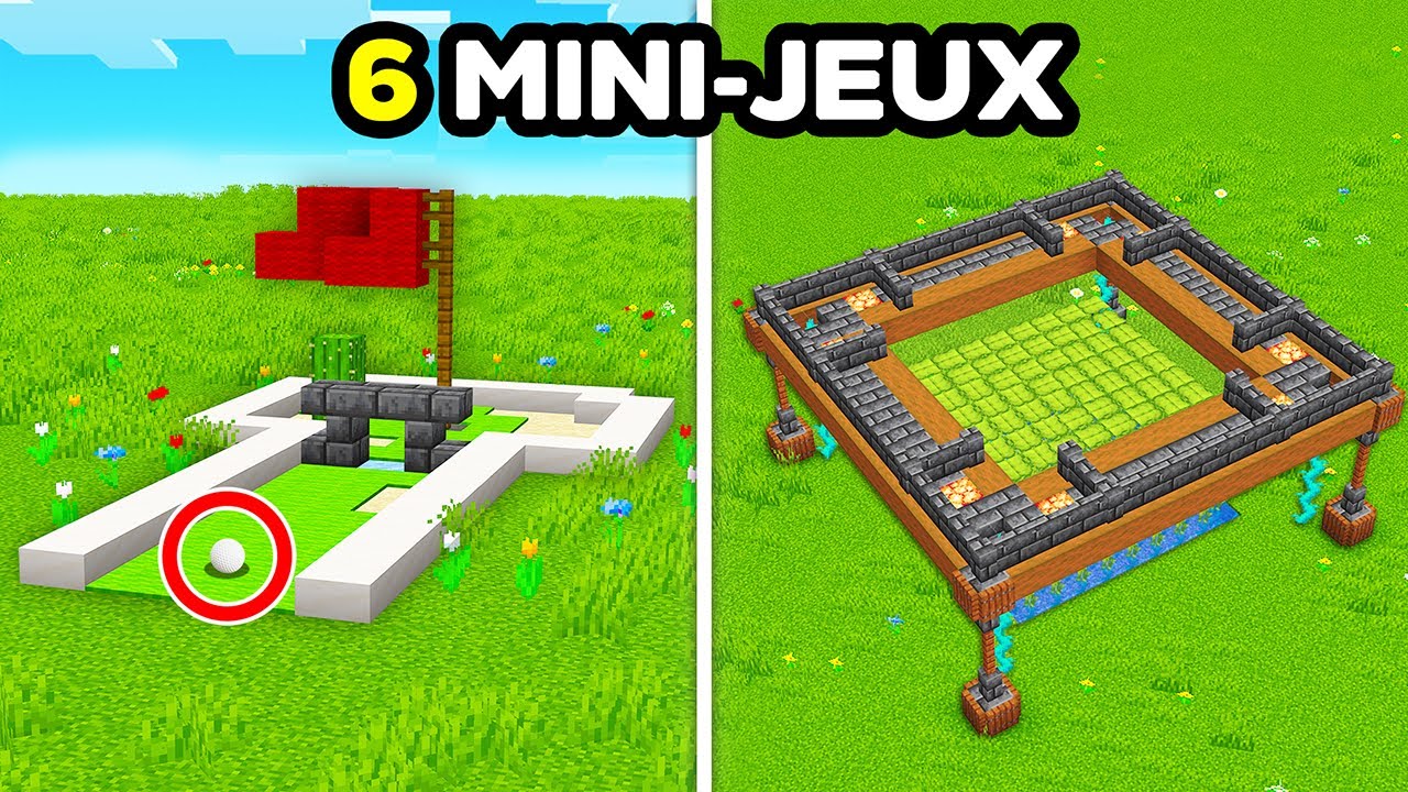 6 Mini Jeux que tu dois ESSAYER dans Minecraft !