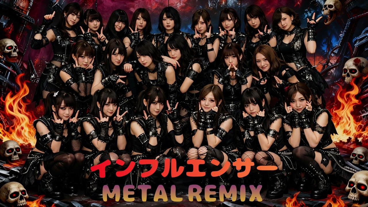 インフルエンサー / 乃木坂46 (Cover) - METAL REMIX ver. | FakeMusic Japan