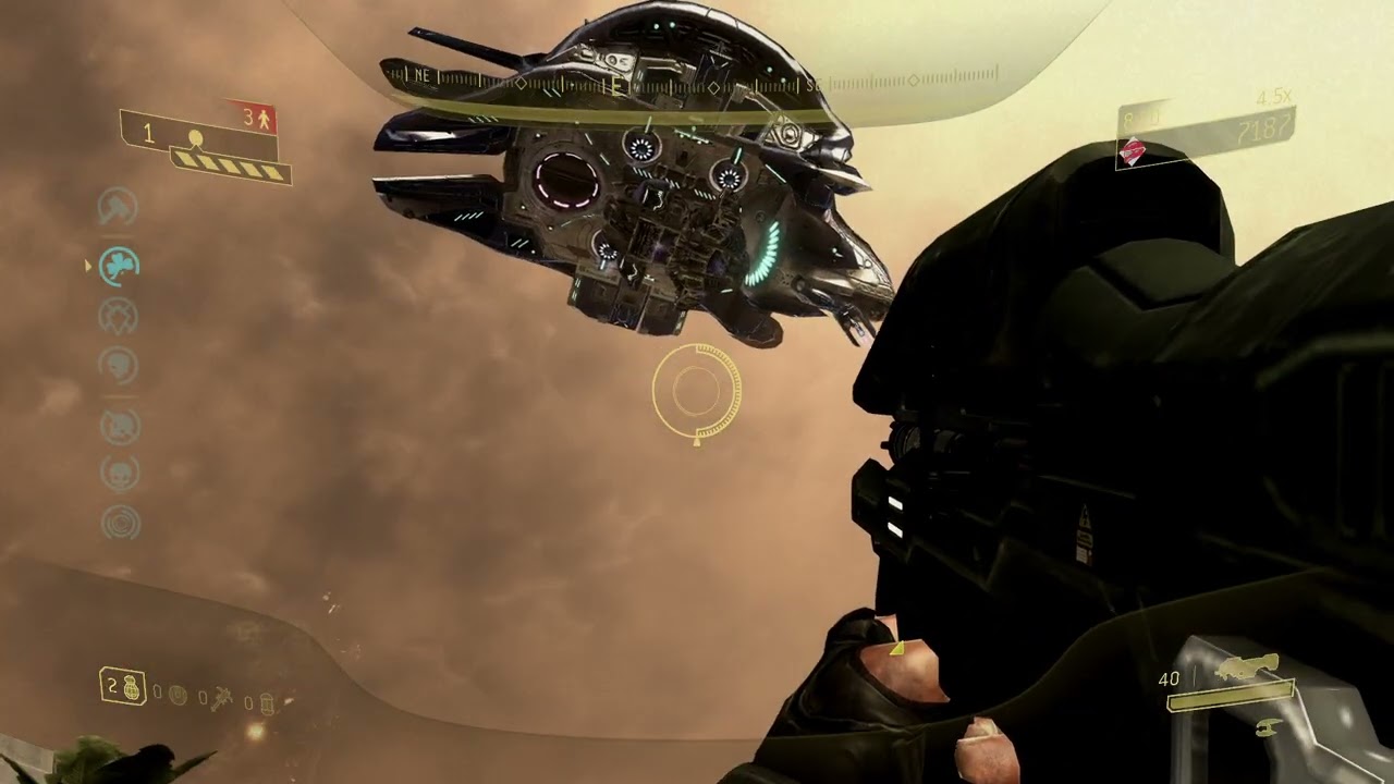 Sunday firefight (H3: ODST Security Zone, no battle rifle)
