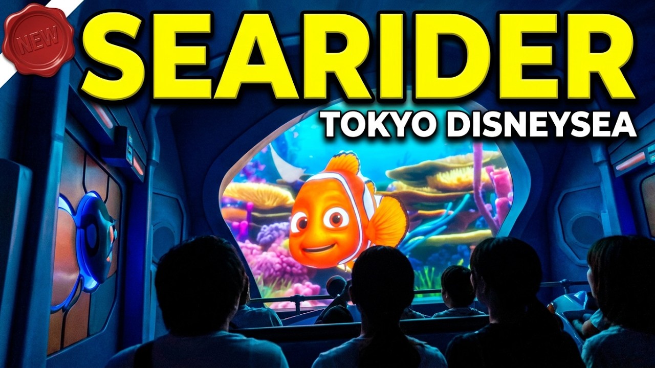 Dive into Adventure: Tokyo DisneySea Nemo & Friends SeaRider - Full Ride and Queue