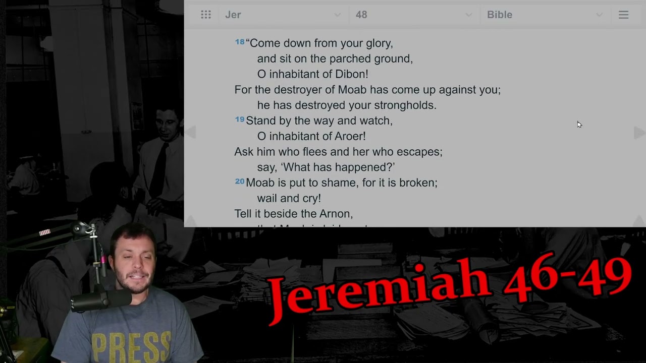 Judgement Upon the Nations (Jeremiah 46-49)