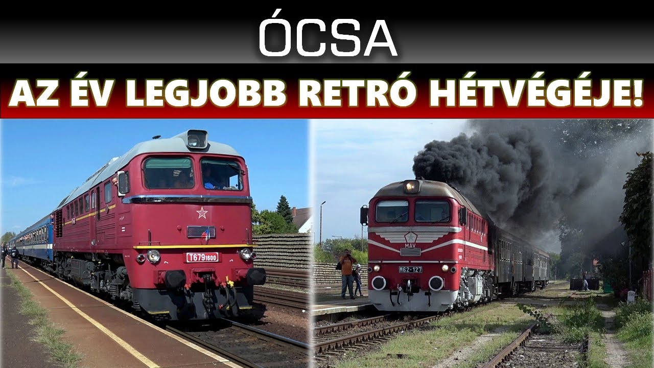A sors akarta így? A KÉSÉS MIATT Cseh - Szlovák Szergej KERESZT! Vonatok Ócsán 2025 MÁV Retró