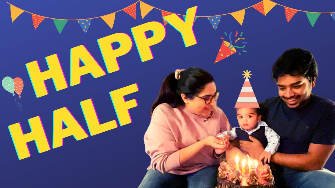 Posto's half birthday | Home baked cake | Half birthday Vlog